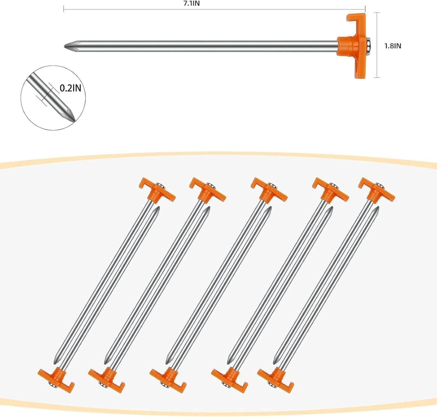 Tent Stakes Camping Stakes