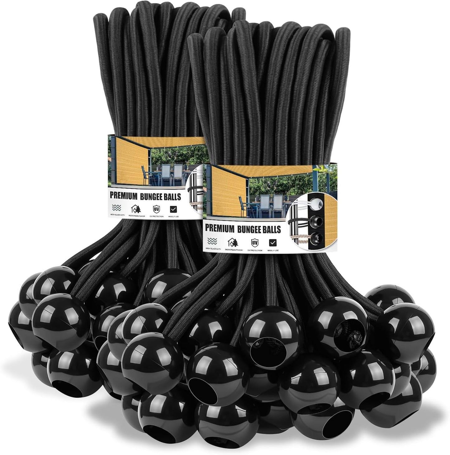 Bungee Cords with Balls 6 Inch