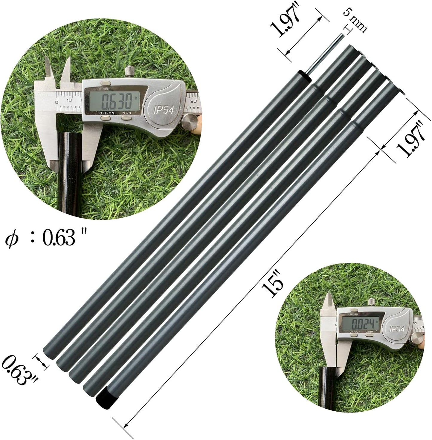 Adjustable Tarp Poles