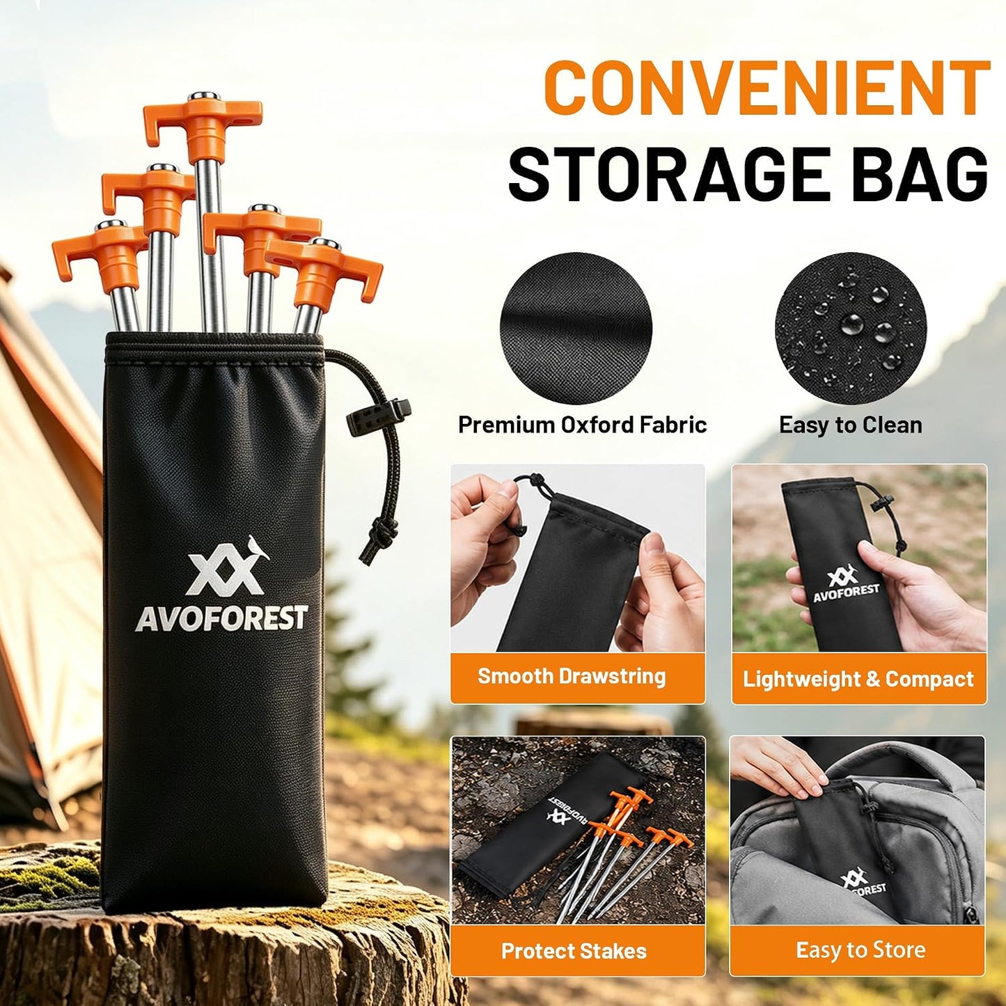 Tent Stakes Camping Stakes